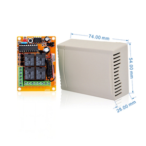 เครื่องส่งและรับสัญญาณไร้สาย RF 433mhz ระยะไกล 4 ช่องสัญญาณ สำหรับมอเตอร์ DC - Product Image 2