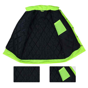 Meilleur design de veste réfléchissante de sécurité en polyester gilet de travail imperméable et respirant avec logo personnalisable vente en gros - Product Image 2