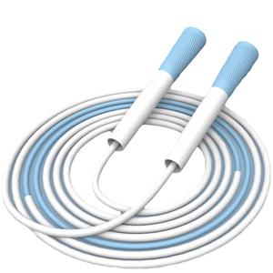 Cuerda para saltar de velocidad para niños, longitud ajustable de 2,8 m, material PP, equipo de fitness para estudiantes de primaria y secundaria - Product Image 1