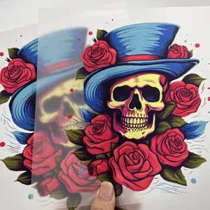 Wholesale customization of high quality DTF screen printing by manufacturers iron on sticker dtf transfers for t shirts