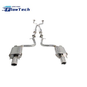 ระบบท่อไอเสียแคทแบค FlowTech T304 สแตนเลสสตีลประสิทธิภาพสูง พร้อมหม้อพักเสียง สำหรับ Lexus IS250 IS300 ติดตั้งได้โดยตรง - Product Image 5