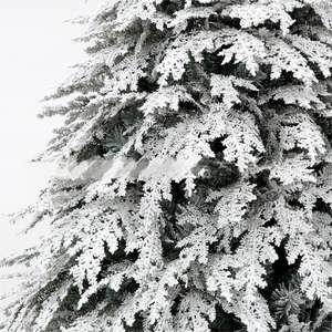 <span class=keywords><strong>Sapin</strong></span> de Noël floqué blanc, luxueux <span class=keywords><strong>sapin</strong></span> de Noël en <span class=keywords><strong>sapin</strong></span> de cyprès dense et enneigé, décoration de Noël, arbre nu. - Product Image 4