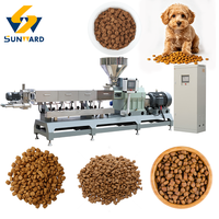 Ligne de production automatique multifonctionnelle d'aliments pour chiens, extrudeuse de croquettes pour lapins, hamsters et animaux de compagnie, machine à fabriquer des aliments en granulés pour chiens et chats