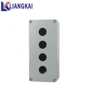 Fundición de aluminio impermeable a prueba de explosiones a prueba de polvo interruptores de botón de parada de emergencia luz indicadora IP65 nivel 3A máx. 250V - Product Image 1