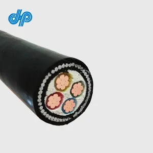 Blindado aislamiento Cable de alimentación CU/XLPE/SWA/PVC/600/1000V 25mm2X4 Core