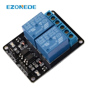Módulo de proteção de relé de 2 canais, <span class=keywords><strong>3v</strong></span> 5v 12v 24v, módulo de relé com acoplador óptico, placa de expansão de disparo de baixo nível ativo, 2 canais - Product Image 2