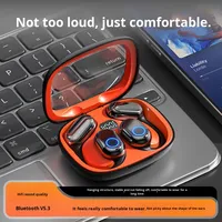 TH25 Écouteurs intra-auriculaires à crochet de style transfrontalier, nouveau modèle 2027 pour écouteurs 5.4, suppression active du bruit, son HiFi, port confortable
