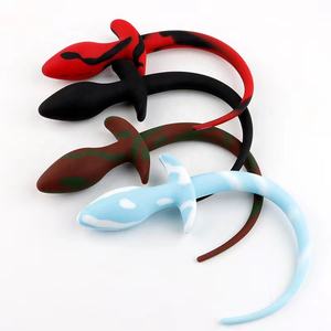 Venta caliente Dog Tail G Spot Stimulator Mujeres Hombres <span class=keywords><strong>Gay</strong></span> Sex Game BDSM Erótico Butt Plug Juguetes para adultos Sex Shop Masajeador de próstata - Product Image 2