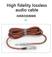 Nouveau microphone filaire dynamique portable avec suppression du bruit pour le chant, les conférences et la scène