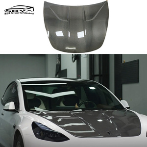 Modello 3 IMP stile di alta qualità in fibra di carbonio motore cofano motore cofano per Tesla <span class=keywords><strong>Model3</strong></span> - Product Image 2