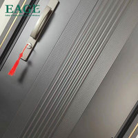 Porte extérieure de sécurité en acier inoxydable, design d'usine, pour la maison, vente de détail