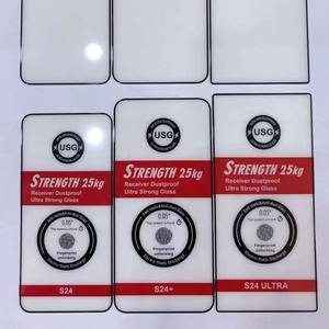 Protection d'écran en verre trempé à bords incurvés en aluminium de haute qualité, la plus vendue pour <span class=keywords><strong>Samsung</strong></span> Galaxy S25 Ultra et <span class=keywords><strong>Samsung</strong></span> S26 Ultra - Product Image 2