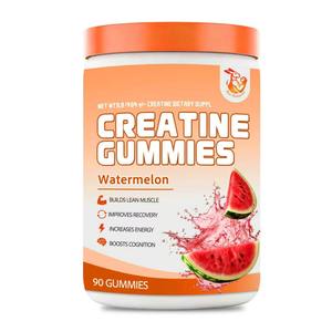 Factory Supply <b>Creatine</b> <b>Monohydrate</b> Gummies Gym Enthusiast Energy & Cognitive Boost OEM 90 Count Clean Formula - Product Image 1