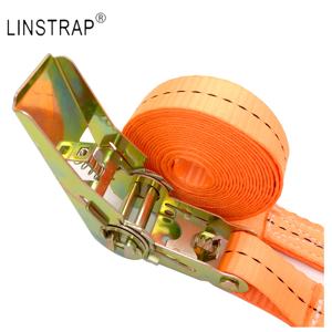 Sangle d'arrimage <span class=keywords><strong>à</strong></span> <span class=keywords><strong>cliquet</strong></span> en polyester Liniu de 1 pouce, couleur personnalisée, sans fin, pour cargaison - Product Image 5