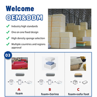 Sofá Modular de Espuma al Vacío, Súper Resistente, 564 Piezas, en Caja, Fabricante de Muebles y Sillas