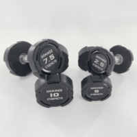 Dumbbell CPU Dezhou, Peralatan Gym Rumahan Latihan Kekuatan Khusus, Dumbbell Krom Emas Perak Berkualitas Tinggi untuk Dijual