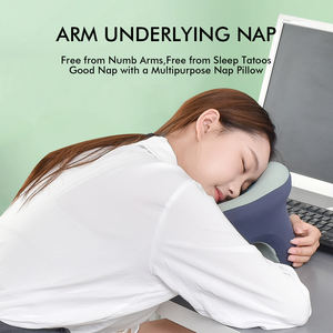 Oreiller de cou en mousse à mémoire de forme Portable oreiller de cou en forme de U de soutien de rebond lent pour le voyage de voiture de bureau et d'avion - Product Image 4