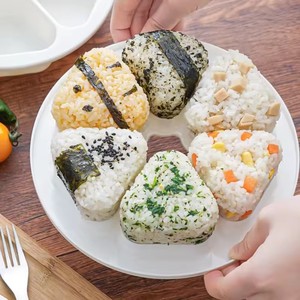 Moule à bento triangulaire japonais, moule à <span class=keywords><strong>sushi</strong></span> DIY 6 en 1, outils pour faire des pains au nori, des riz, ensemble de <span class=keywords><strong>sushi</strong></span>, outils de cuisine - Product Image 6