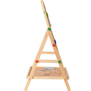 Pizarra de dibujo de madera para niños, pizarra blanca de doble cara, caballete ajustable, juguete de pintura, Educación Temprana, juguetes de aprendizaje - Product Image 4