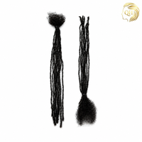 Extensions de cheveux naturels indiens Remy QH pour crochet, 0,1 cm, 4-30 pouces, faites à la main, Nano Interlock, qualité salon, vente en gros