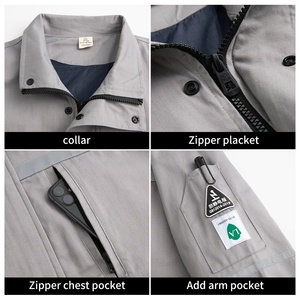 Trajes <span class=keywords><strong>de</strong></span> <span class=keywords><strong>Trabajo</strong></span> <span class=keywords><strong>de</strong></span> Algodón Personalizados con Reflectores, <span class=keywords><strong>Ropa</strong></span> <span class=keywords><strong>de</strong></span> <span class=keywords><strong>Trabajo</strong></span> para Gasolineras, <span class=keywords><strong>Ropa</strong></span> <span class=keywords><strong>de</strong></span> <span class=keywords><strong>Trabajo</strong></span> Antiestática para Hombre - Product Image 4
