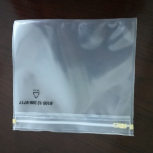 Resuable PE Jewelry/Necklace Zipper Bag Custom Size Zip Lock Bag For Cosmetics, Slider Plastic Bag Pouch