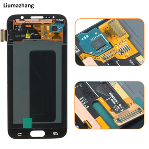 Orijinal süper AMOLED OLED dokunmatik ekran sayısallaştırıcı için 5.1 inç <span class=keywords><strong>S6</strong></span> G9200 G920U G920F cep telefonu - Product Image 5