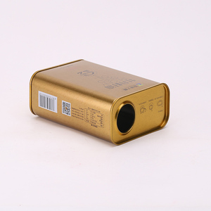 Lata de hojalata cuadrada/rectangular de 500 ml con impresión personalizada, vacía, para aceite de cocina, aceite de oliva, alimento para mascotas (grado alimenticio) - Product Image 5