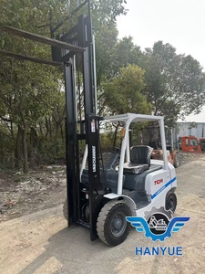 מלגזה דיזל משומשת TCM FD20 יפנית מקורית 2 טון עם תיבת הילוכים, משאבה, מנוע ומסבים למכירה - Product Image 2