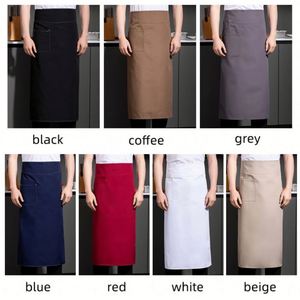 Nouvel uniforme de cuisine, bar et restaurant, tablier de travail personnalisé pour cuisinier, pour débroussailleuse, demi-taille - Product Image 2