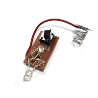 Placa de circuito de cebo de pesca, luz indicadora de pesca, equipo de pesca, luz nocturna, LED, PCB, acción de simulación, sonido y luz PCBA
