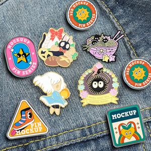 Pins de metal de aleación de zinc personalizados CS, de esmalte suave, para solapa, insignias al por mayor, de anime, bonitos, 3D, en blanco, para promoción, logotipo, sombrero, bolso, proveedor de fábrica - Product Image 5