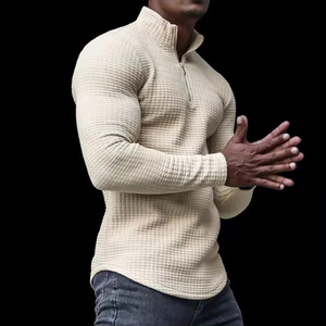 Custom Hoge Kwaliteit Heren Sport Activiteiten Met Lange Mouwen T-Shirt Snel Droog Training Heren Gym Sport Pullover - Product Image 5