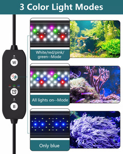 Fullgain FG170 4 pieds, lumière LED pour <span class=keywords><strong>aquarium</strong></span> planté, super fine, réglable, blanc <span class=keywords><strong>bleu</strong></span>, lumière LED RGB pour <span class=keywords><strong>aquarium</strong></span> d'<span class=keywords><strong>eau</strong></span> <span class=keywords><strong>douce</strong></span>, lumière pour <span class=keywords><strong>aquarium</strong></span> de poissons - Product Image 5