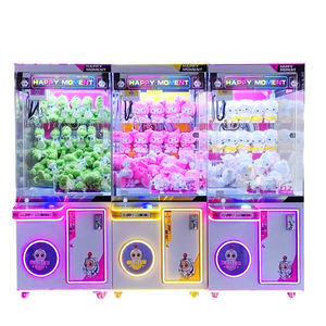 Máquina de garras mini rosa operada con monedas, linda máquina de atrapar muñecos de peluche, juego de arcade para interiores, decoración para dormitorio de niñas - Product Image 2