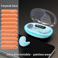 X55 Écouteurs Sans Fil TWS Bluetooth 5.3 Casque Audio Oreillettes Discrètes IPX7 Étanche Réduction de Bruit Sport Invisible Sommeil