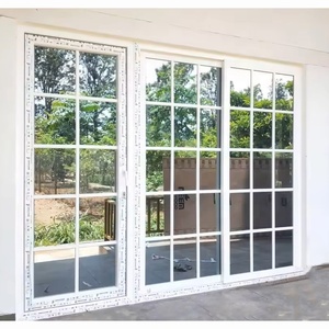 NUOXIN <span class=keywords><strong>puertas</strong></span> <span class=keywords><strong>correderas</strong></span> upvc de doble vidrio con parrilla puerta corredera de plástico blanco <span class=keywords><strong>puertas</strong></span> <span class=keywords><strong>correderas</strong></span> de patio de vinilo upvc PVC <span class=keywords><strong>para</strong></span> casas - Product Image 1