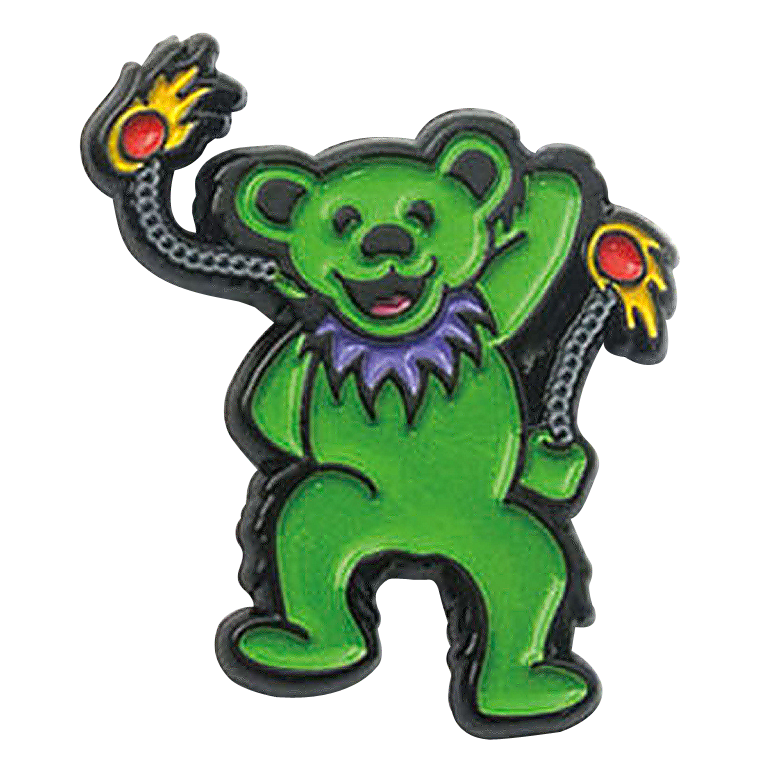 Kunshan высокое качество под заказ Окрашенный черный милый медведь мягкий значок эмалированный лацкан