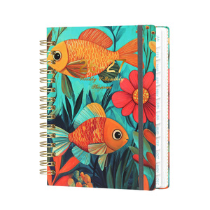 Agenda Espiral Transfronteriza <span class=keywords><strong>de</strong></span> Alta Estética, Planificador Anual A5 2026-2027, Personalizable en Inglés, Regalo - Product Image 6