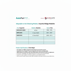 Boca de guardabarros derecha-izquierda-Juego para Mercedes Benz W124 - Product Image 1