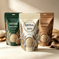 Sachet Doypack refermable à fermeture éclair pour biscuits croustillants, imprimé en héliogravure, résistant à l'humidité, avec logo personnalisé, pour aliments pour animaux et sucre, directement du fabricant