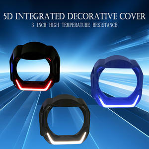 IDISON YMG cubierta de cubierta LED redonda de 3 pulgadas de alta calidad blanco cálido <span class=keywords><strong>rojo</strong></span> azul Auto Systom faro decoración cubierta lámparas Halo anillos - Product Image 4