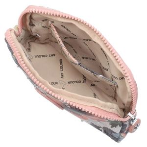 Fashion women's floral nylon handbag zipper coin <b>purse</b> and handbag multi-purpose <b>small</b> bag - Product Image 5
