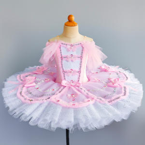 Robe <span class=keywords><strong>de</strong></span> ballet professionnelle pour filles, <span class=keywords><strong>enfants</strong></span>, poupée fée, robe <span class=keywords><strong>de</strong></span> tutu haut <span class=keywords><strong>de</strong></span> gamme, costume <span class=keywords><strong>de</strong></span> scène floral, tenue <span class=keywords><strong>de</strong></span> danse, robe bouffante - Product Image 3