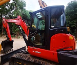 Escavatore Cingolato Mini Kubota KX165-5 da 5 Tonnellate, Motore Giapponese da 35,5 kW, Garanzia di 1 Anno - Product Image 6