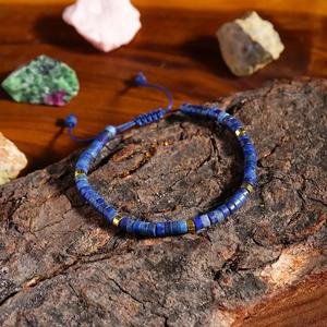 Bracciale Bohemien in Lapislazzuli Naturale Personalizzato con Perline, Bracciale Regolabile con Pietre Energetiche, Vendita all'Ingrosso - Product Image 2