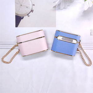 เคส AirPods ลายทรงกระบอก TPU+PU กันกระแทกและป้องกันรอยขีดข่วนพร้อมสายคล้อง - Product Image 2