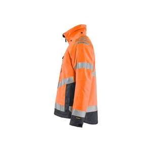 BLAKLADER - 478019775396XS <b>Lightweight</b> lined Shell <b>Jacket</b> <b>Hi</b>-<b>vis</b> Orange/Mid grey - EAN 7330509751503 <b>HI</b>-<b>VIS</b> WORKWEAR - Product Image 4