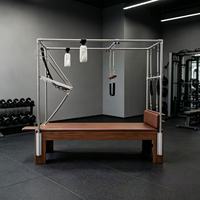 Ensemble complet de Pilates de luxe en noyer durable : Cadillac, Reformer, Wunda Chair, Ladder Barrel, Correcteur pour Studio de Pilates