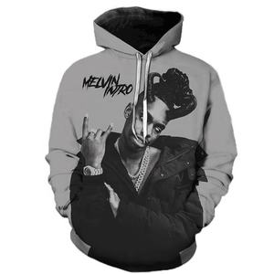 YNW felpe con cappuccio Melly uomo donna stampa American Rapper felpa Hip Hop Harajuku uomo 3D Print YNW felpe con cappuccio Melly Plus Size Coat - Product Image 4